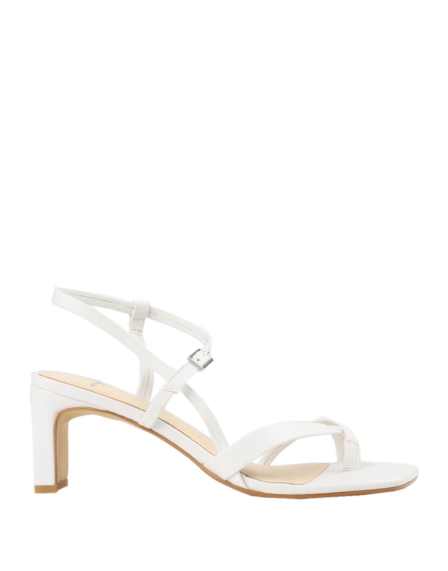 Vagabond Shoemakers Toe Strap Sandals In White