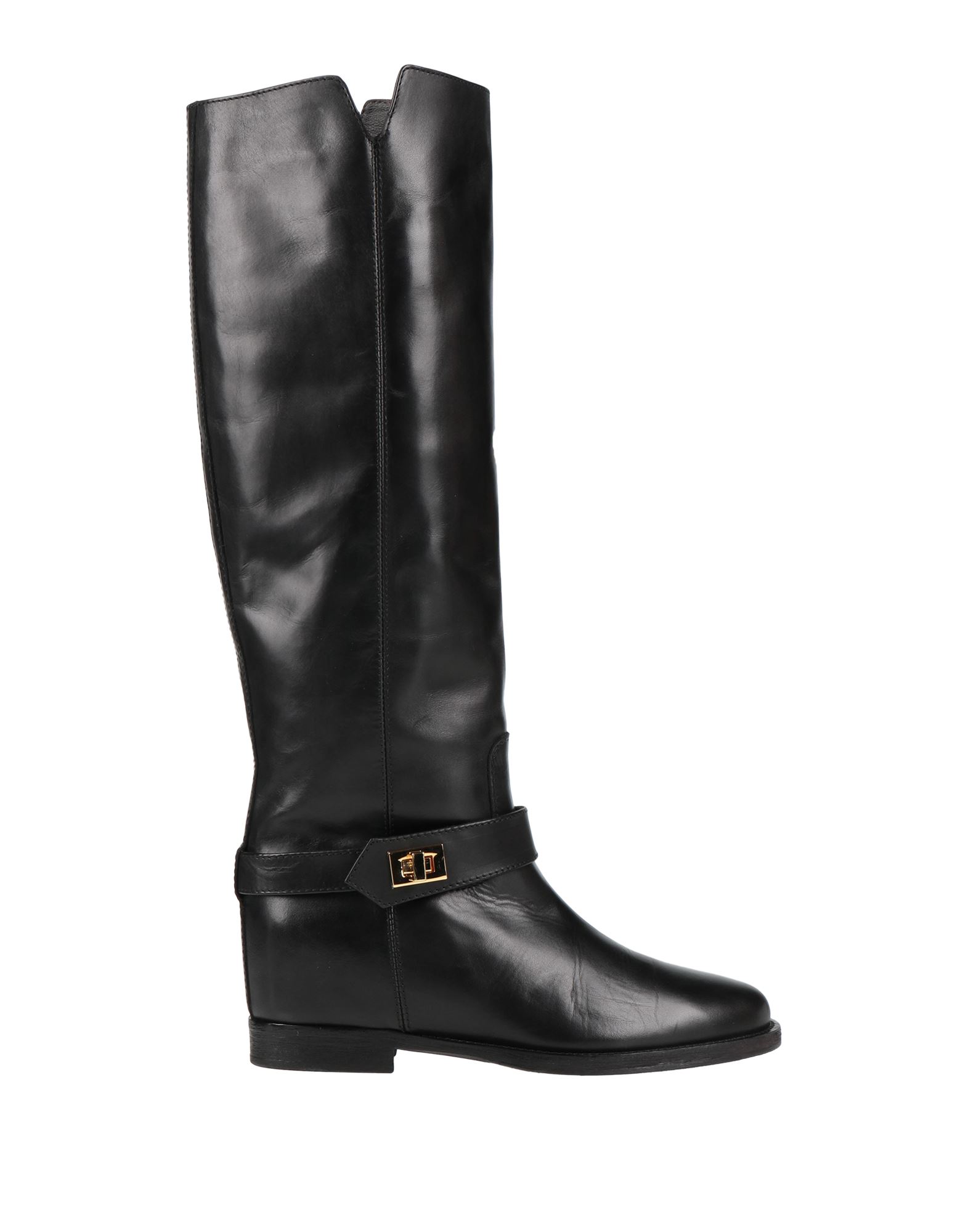 Via Roma 15 Knee Boots In Black