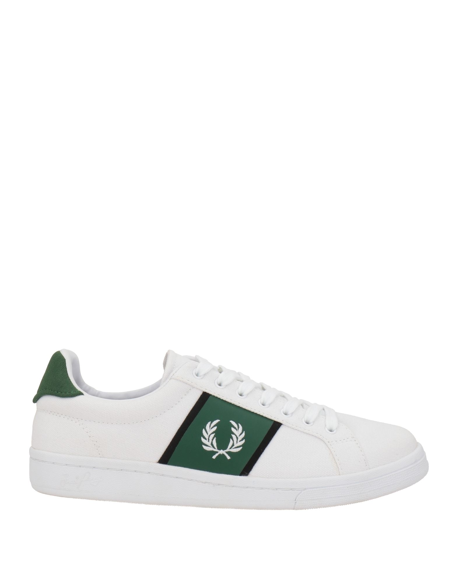 FRED PERRY FRED PERRY MAN SNEAKERS OFF WHITE SIZE 7.5 TEXTILE FIBERS