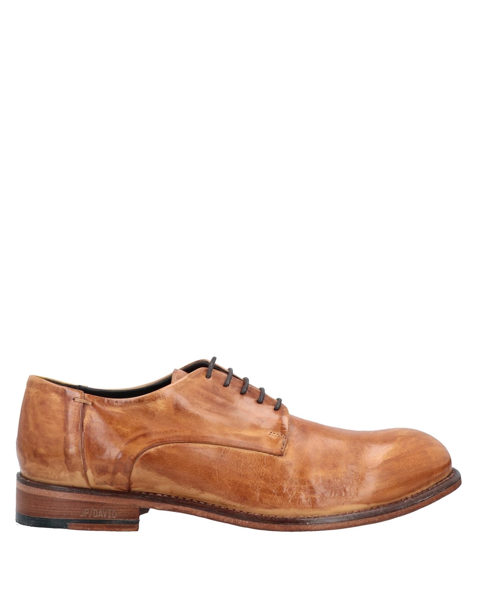 Jp/david Lace-up Shoes In Tan