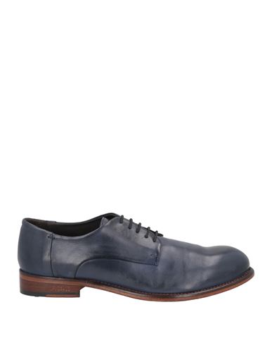 Jp/david Man Lace-up Shoes Navy Blue Size 12 Soft Leather