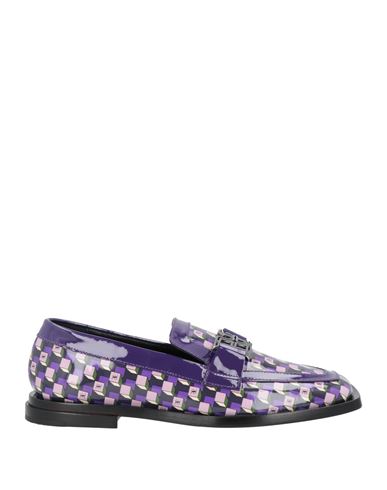 Shop Fabi Woman Loafers Purple Size 7 Soft Leather