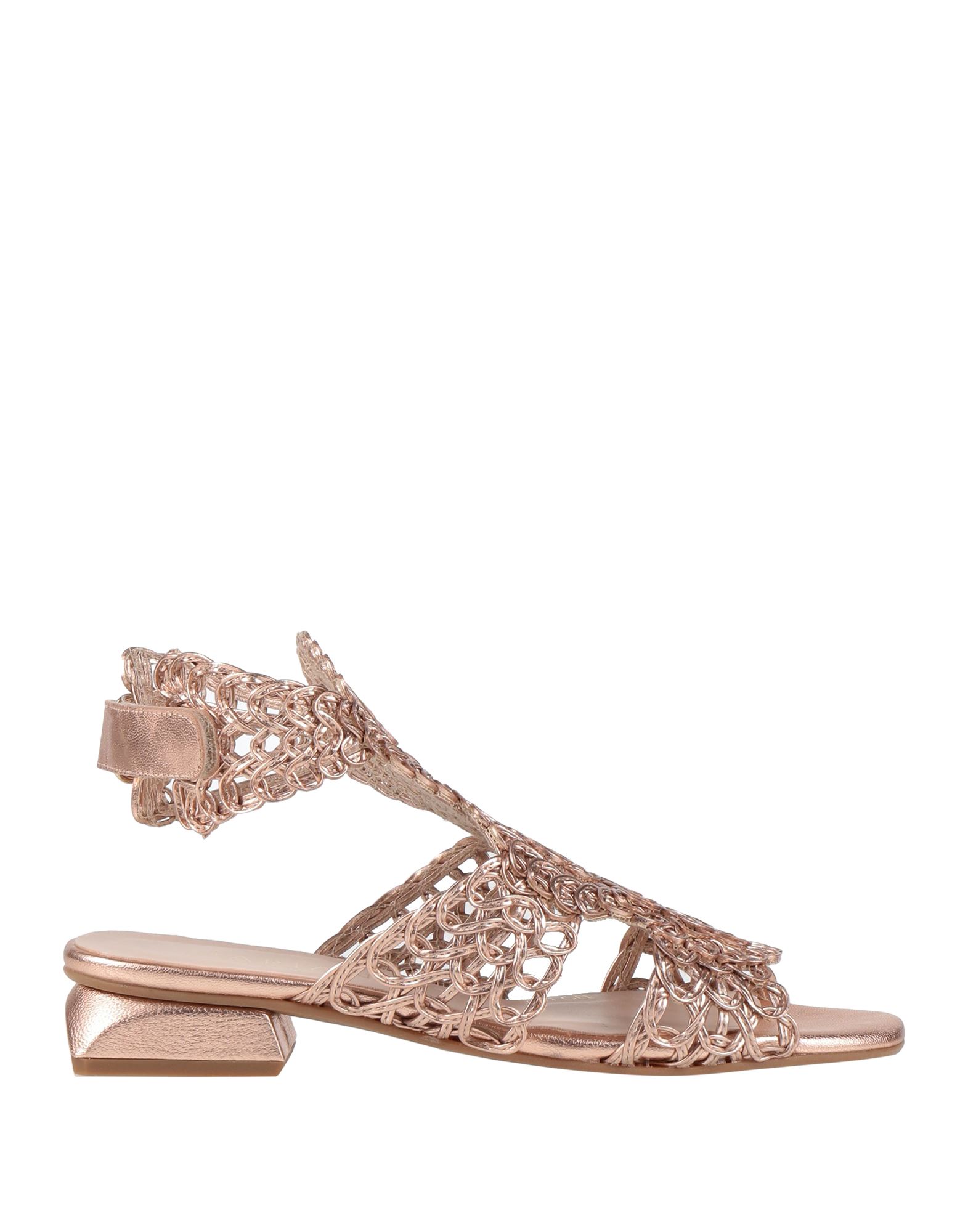 Marian Sandals In Rose Gold | ModeSens