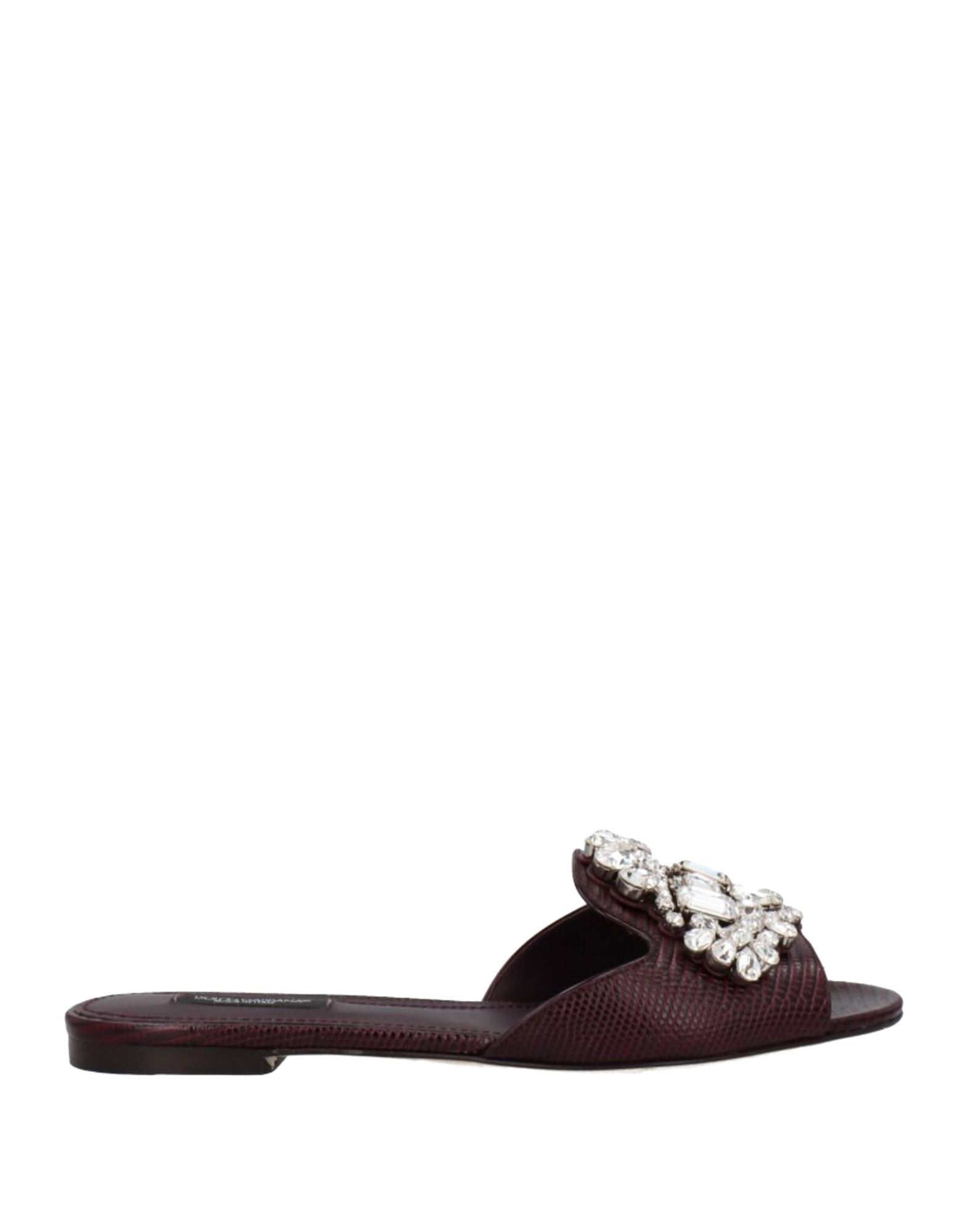 Dolce & Gabbana Sandals In Maroon