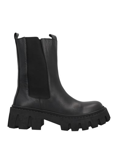 Jijil Woman Ankle Boots Black Size 8 Soft Leather