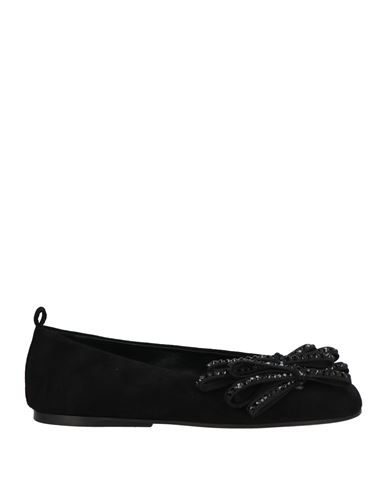 Eddy Daniele Woman Ballet Flats Black Size 6 Soft Leather In Black