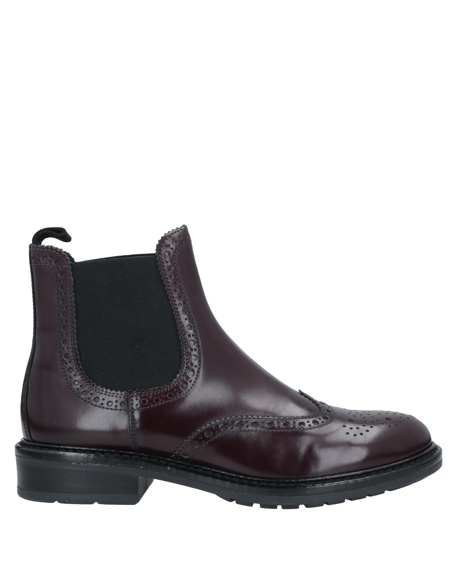 Albusceri Ankle Boots In Maroon