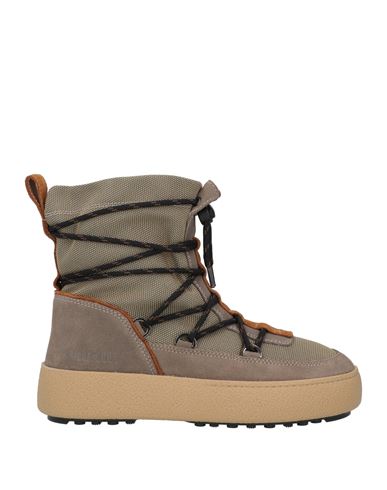 Moon Boot Ankle Boot With Laces In Beige