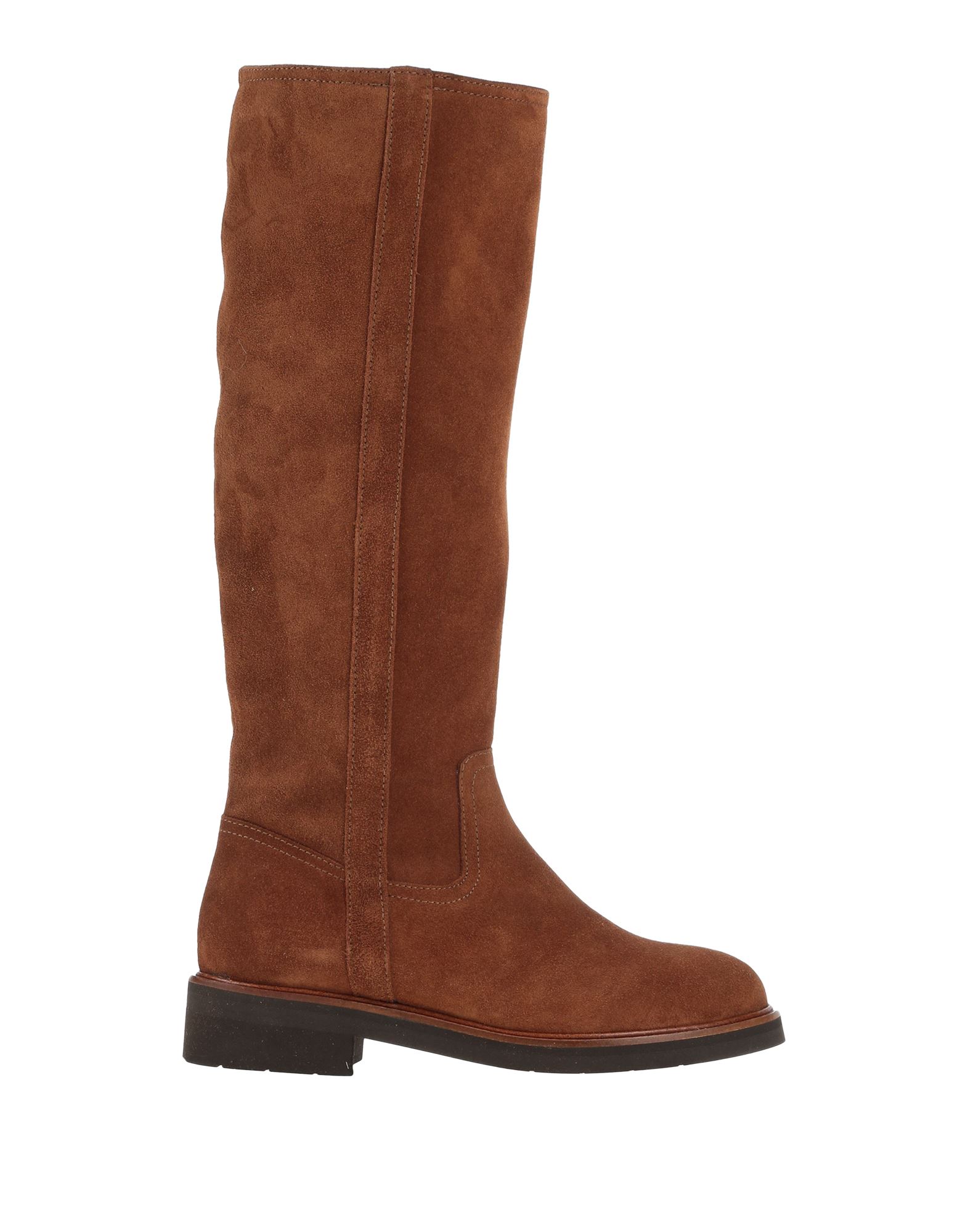 Marian Knee Boots In Tan