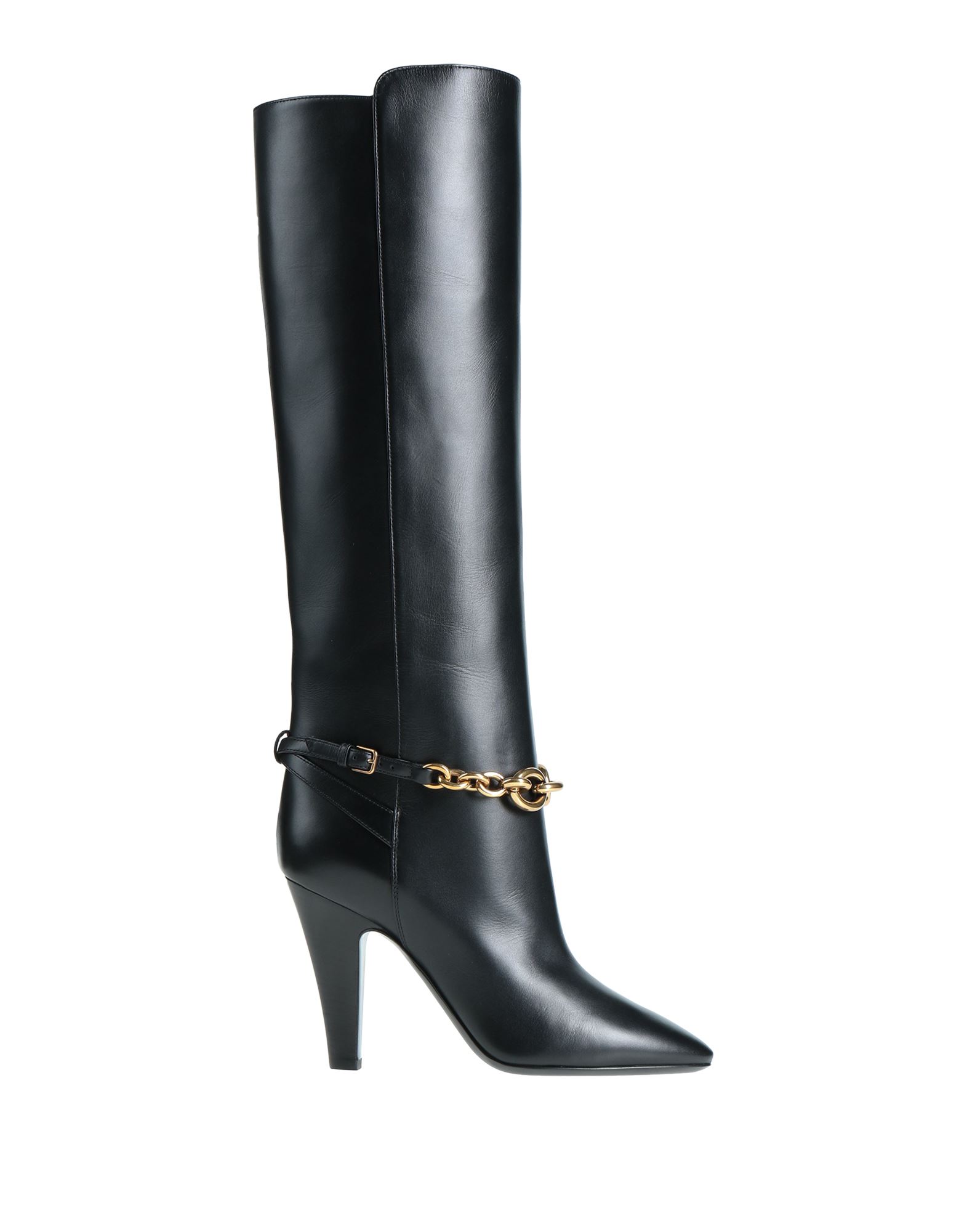 Shop Saint Laurent Woman Boot Black Size 8 Calfskin