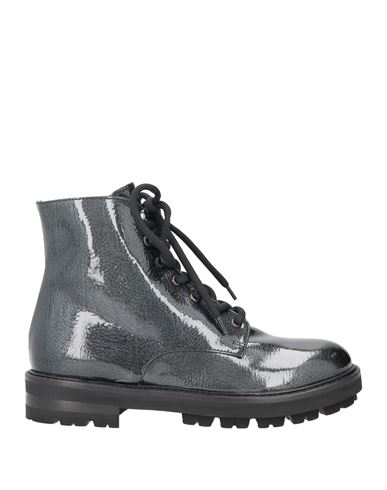 Agl Attilio Giusti Leombruni Agl Woman Ankle Boots Steel Grey Size 12 Soft Leather