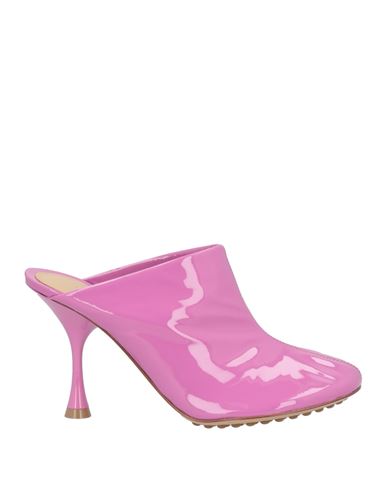 Bottega Veneta Woman Mules & Clogs Pink Size 7.5 Soft Leather
