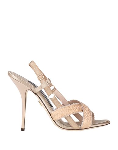 Dolce & Gabbana 105mm Ruched Satin Strappy Slingback Sandals In Pink