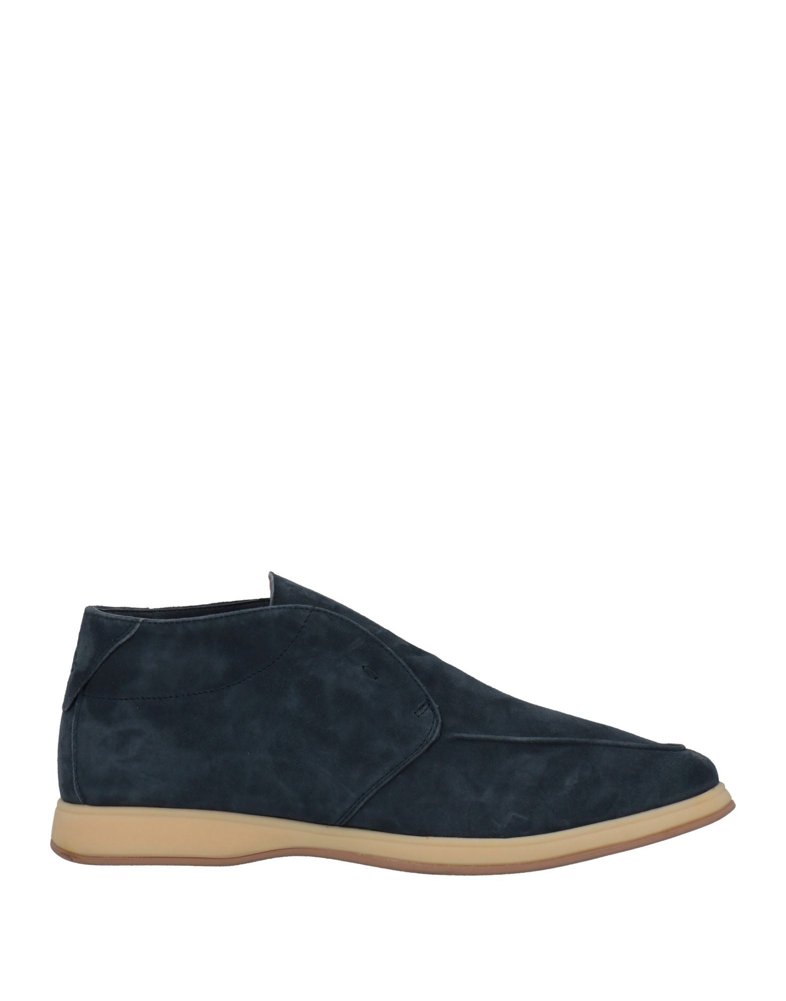 Andrea Ventura Firenze Ankle Boots In Navy Blue