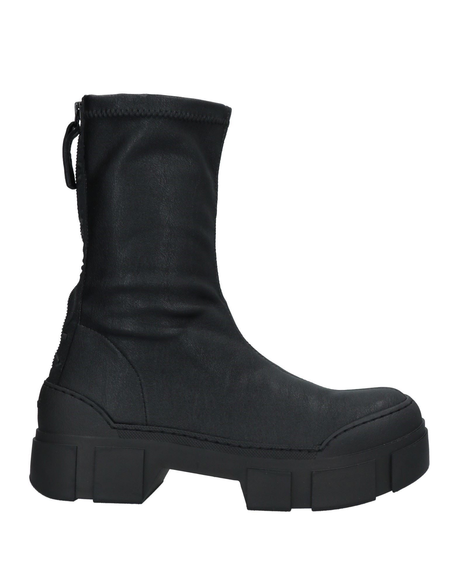 VIC MATIE VIC MATIĒ WOMAN ANKLE BOOTS BLACK SIZE 10 TEXTILE FIBERS