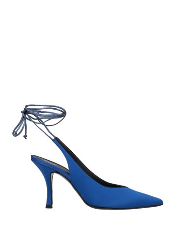 Ovye' By Cristina Lucchi Woman Pumps Bright Blue Size 8 Textile Fibers, Soft Leather