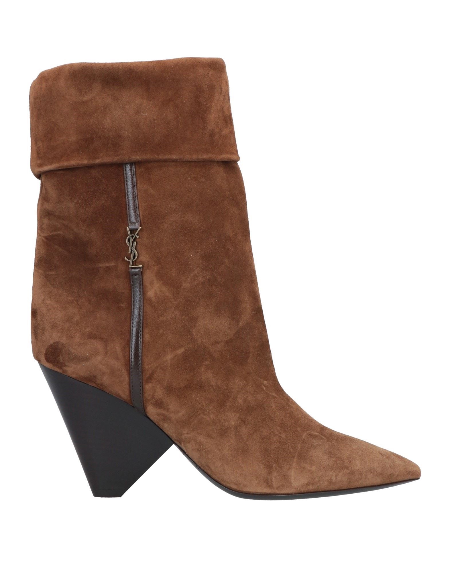 Saint Laurent Ankle Boots In Brown