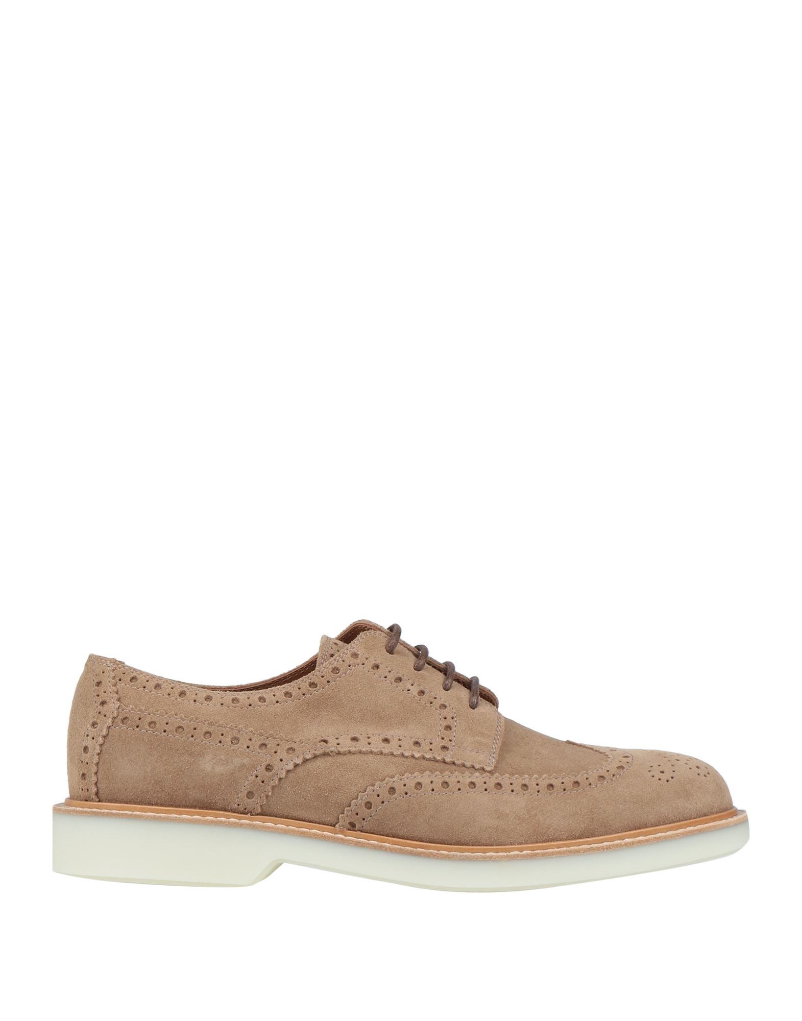 Brunello Cucinelli Lace-up Shoes In Beige