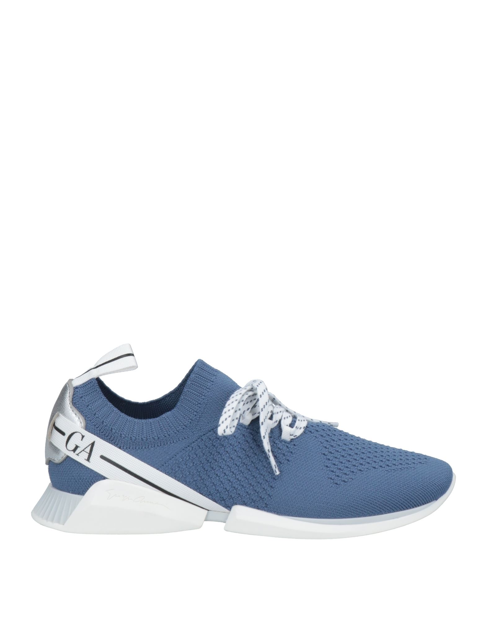 Giorgio Armani Sneakers In Slate Blue