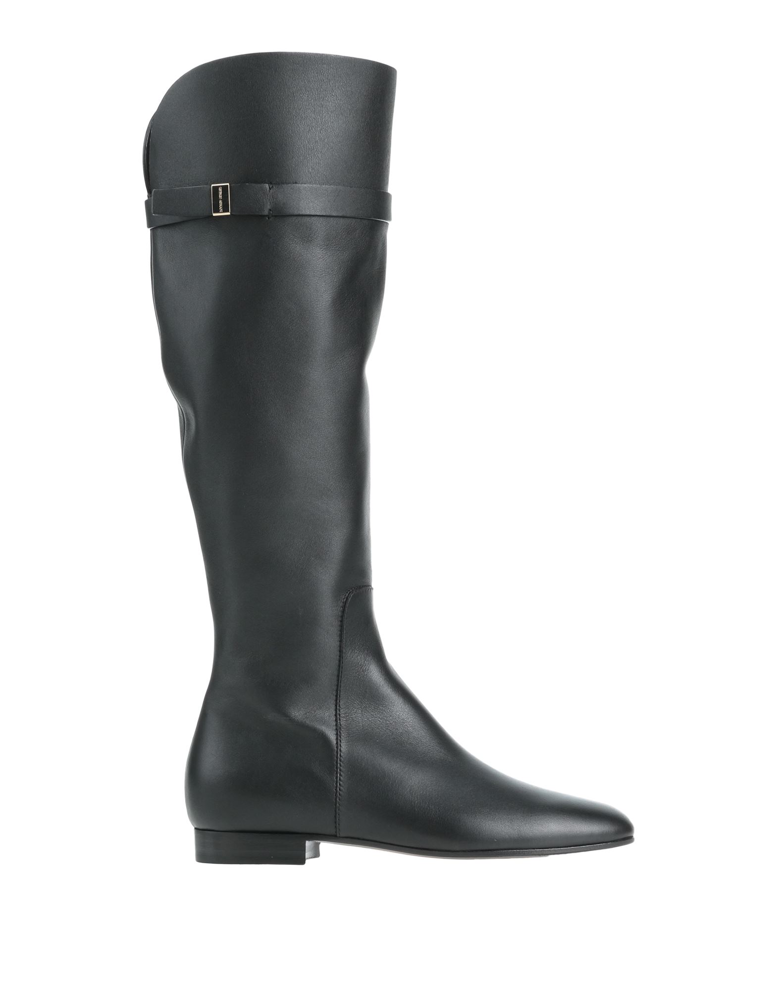 Giorgio Armani Knee Boots In Black