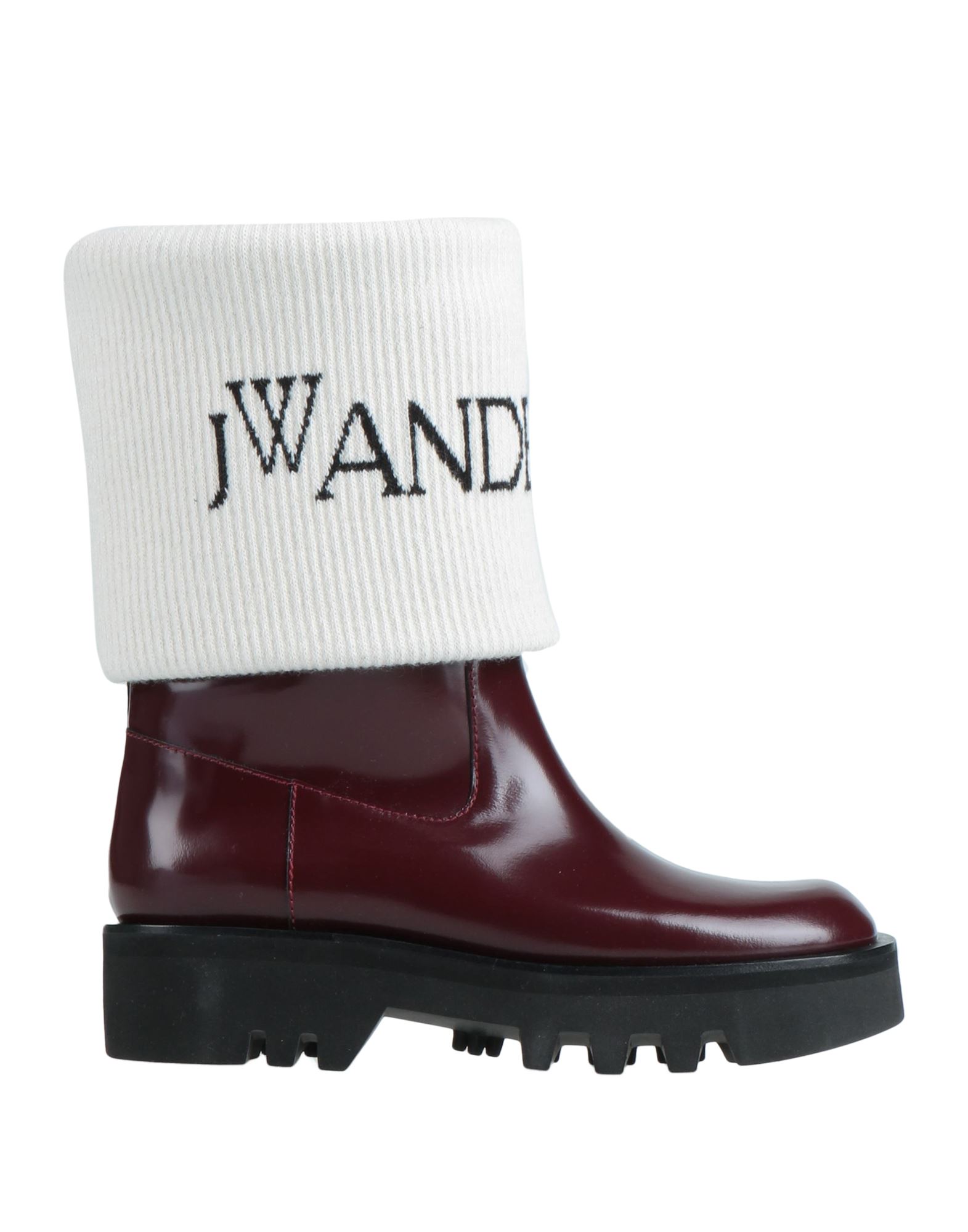 Jw Anderson Ankle Boots In Maroon