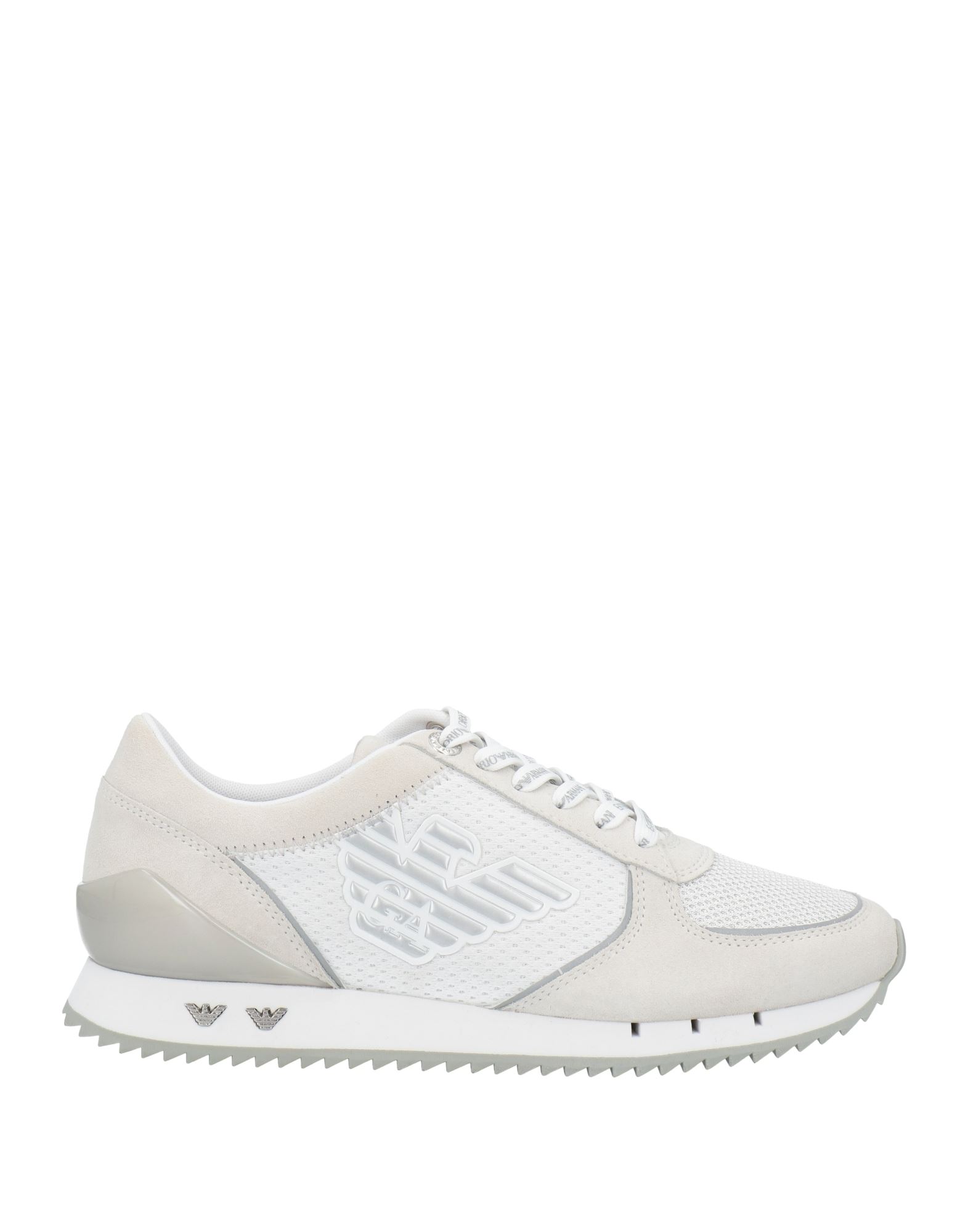 Ea7 Logo Sneakers In White