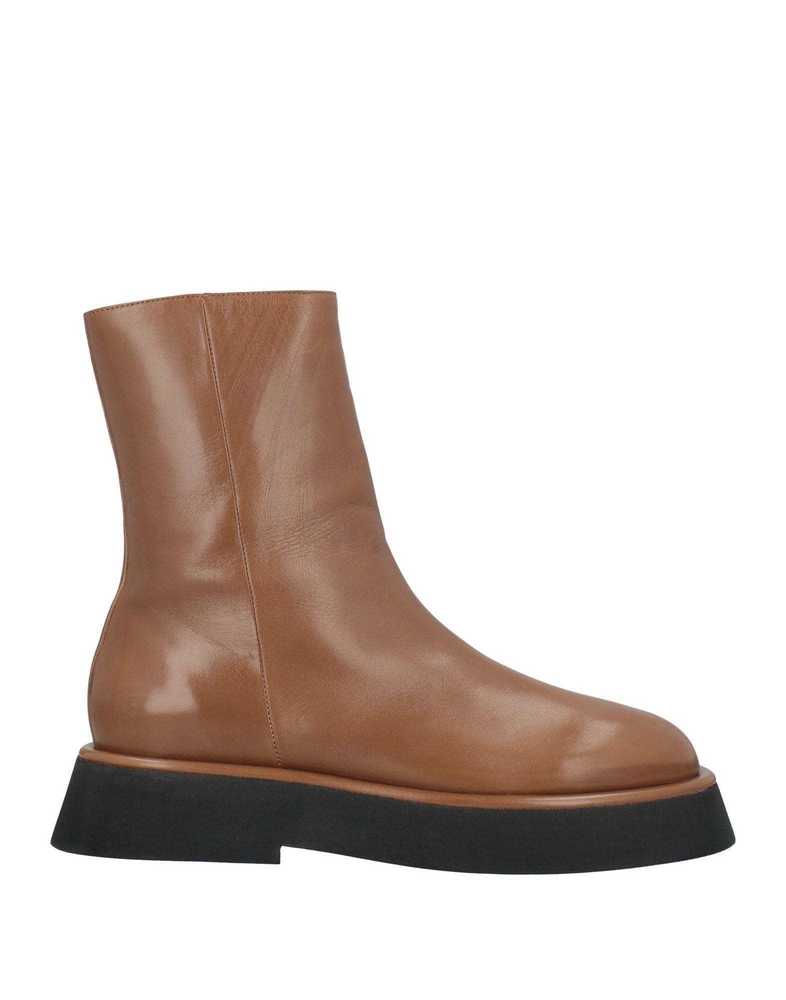 Wandler Side-zip Ankle Boots In Beige