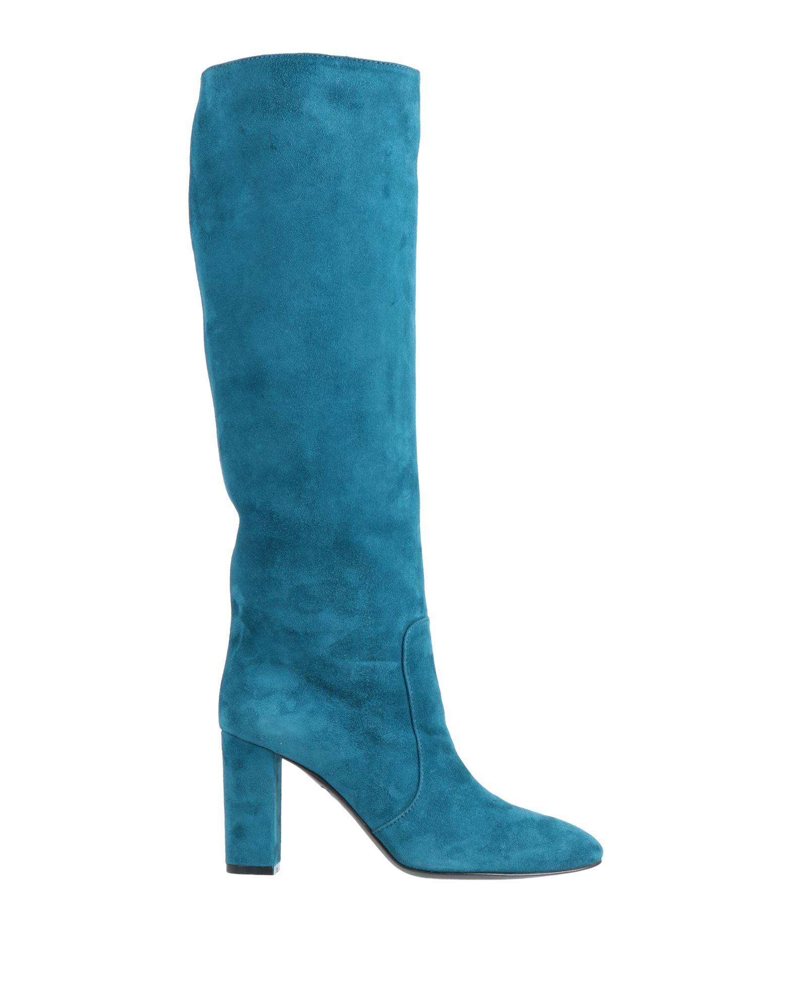 Via Roma 15 Knee Boots In Deep Jade
