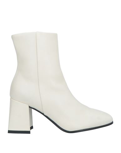 FORMENTINI FORMENTINI WOMAN ANKLE BOOTS IVORY SIZE 5 SOFT LEATHER