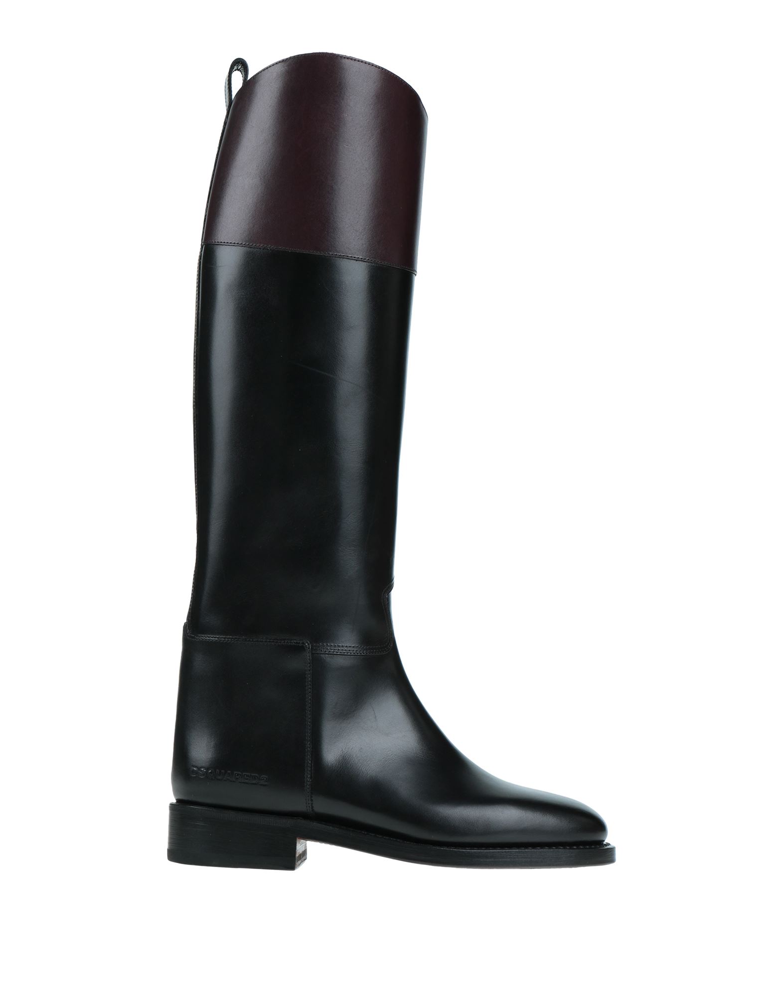 Dsquared2 Knee Boots In Black