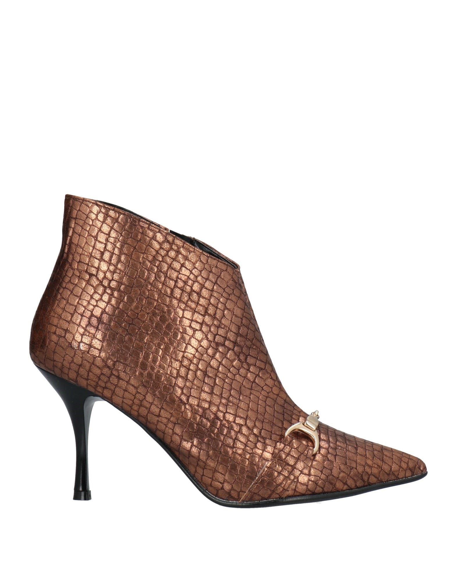 Divine Follie Ankle Boots In Bronze