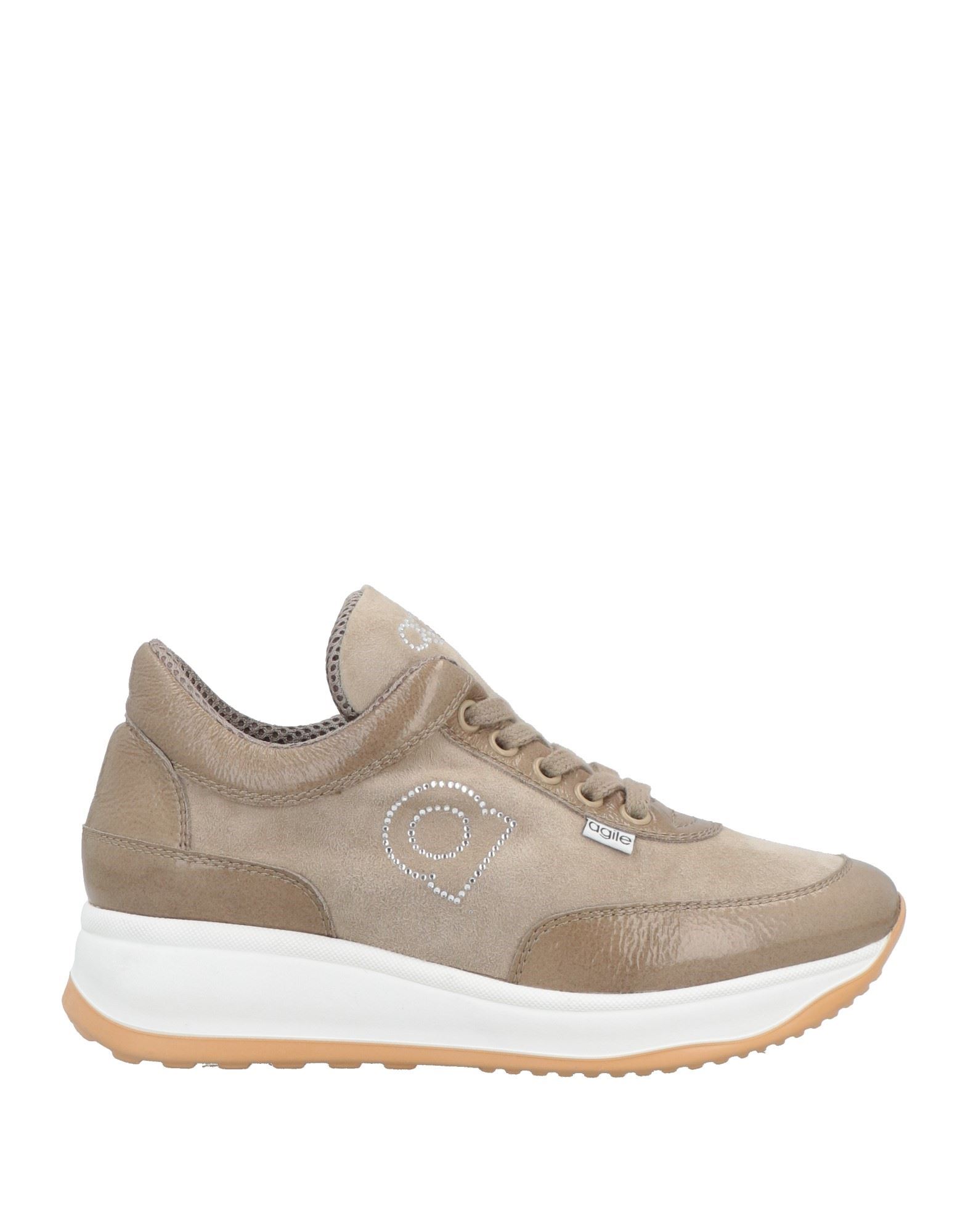 Agile By Rucoline Sneakers In Khaki