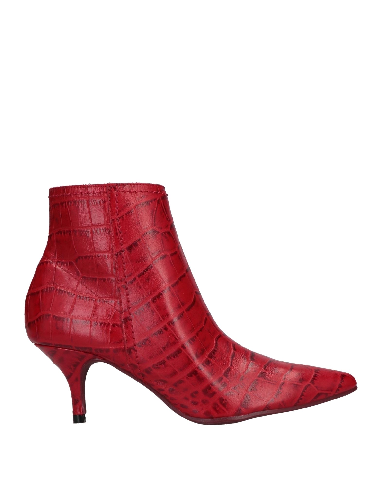 Daniele Ancarani Ankle Boots In Red
