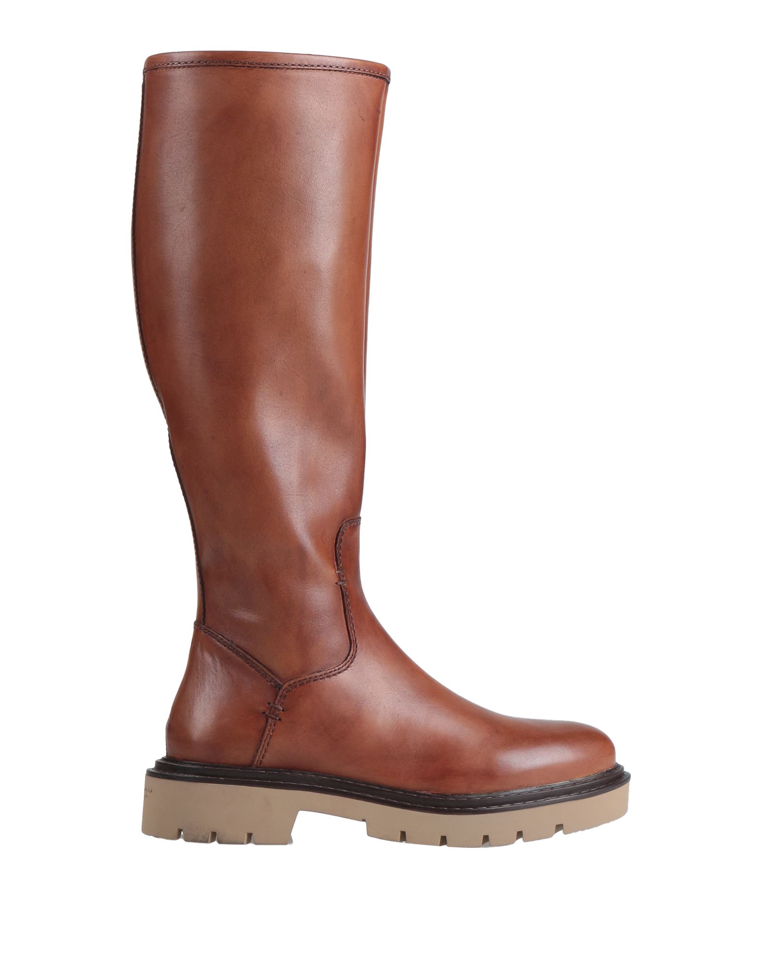 Tosca Blu Knee Boots In Tan