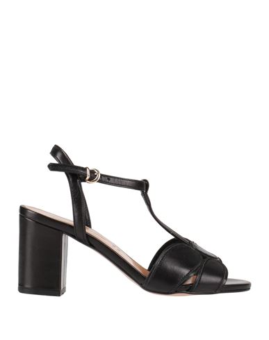 Paolo Mattei Woman Sandals Black Size 10 Soft Leather