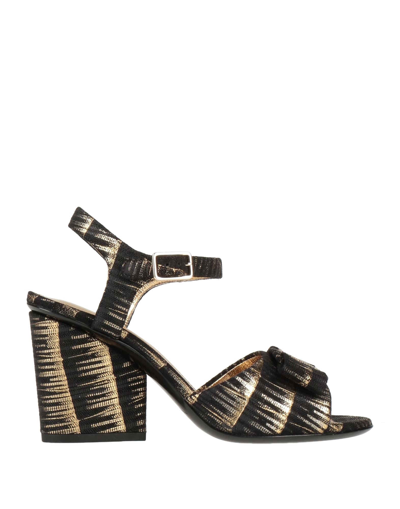 Shop Ferragamo Woman Sandals Black Size 8 Calfskin