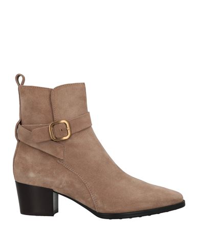 Tod's Woman Ankle Boots Beige Size 7 Soft Leather