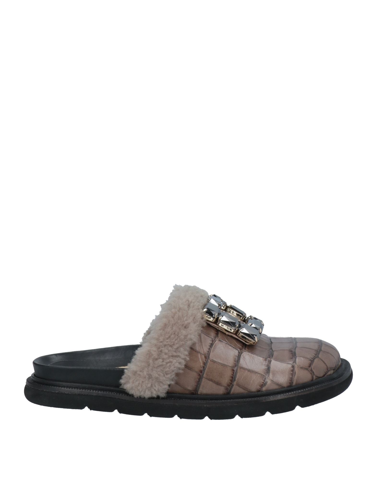 Ras Mules & Clogs In Dove Grey