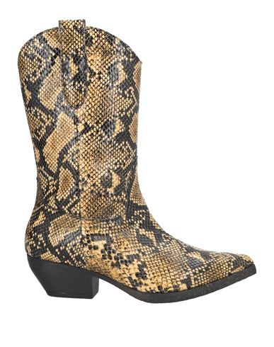 Tosca Blu Studio Woman Ankle Boots Pastel Yellow Size 10 Textile Fibers