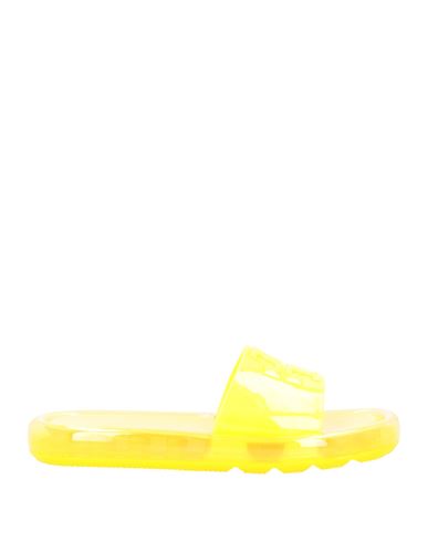 TORY BURCH TORY BURCH WOMAN SANDALS YELLOW SIZE 10 RUBBER