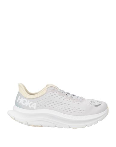 Shop Hoka One One Kawana Women's Woman Sneakers Light Grey Size 8.5 Textile Fibers