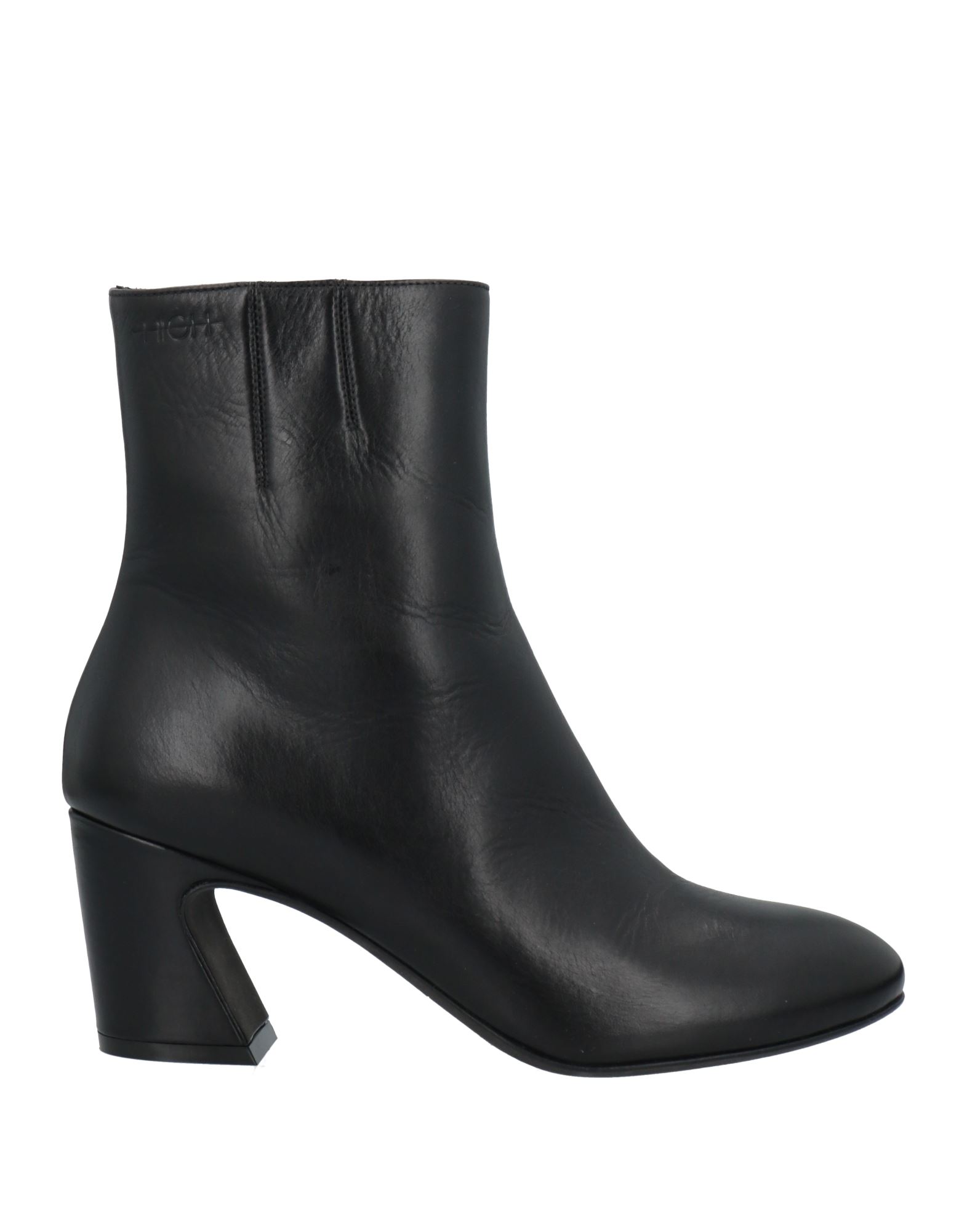 High Ankle Boots In Black