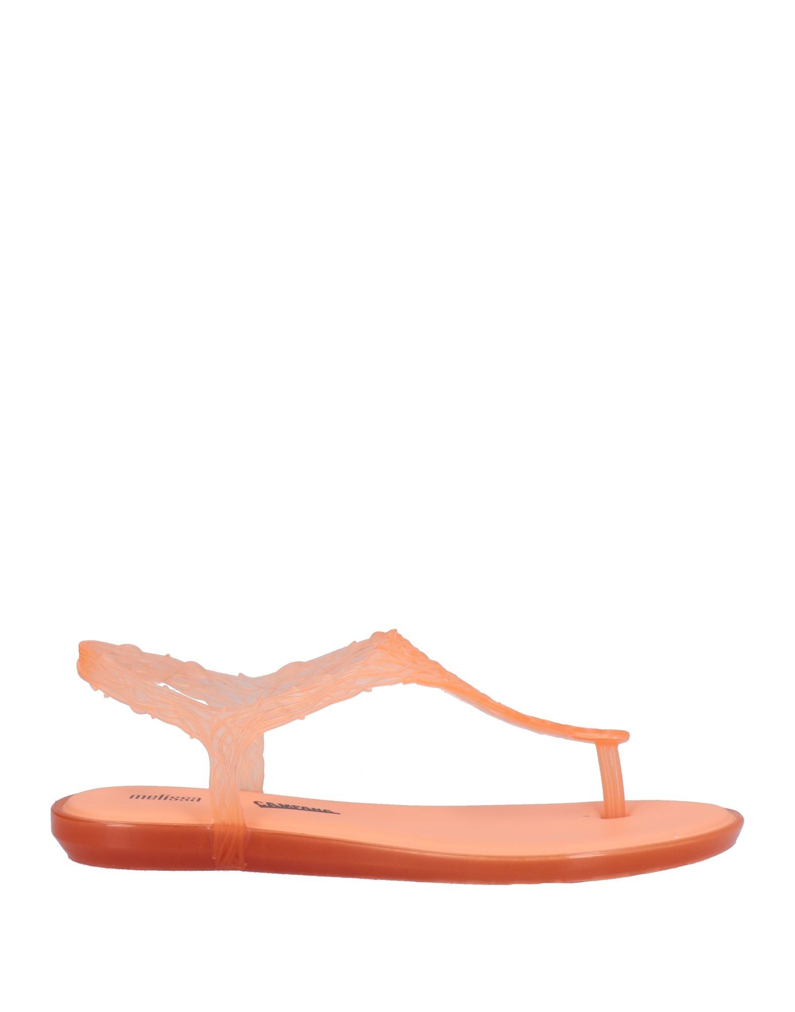 Melissa Toe Strap Sandals In Orange