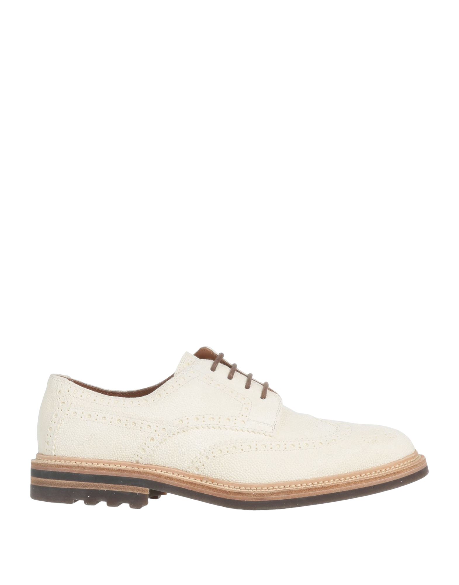 Brunello Cucinelli Lace-up Shoes In Ivory