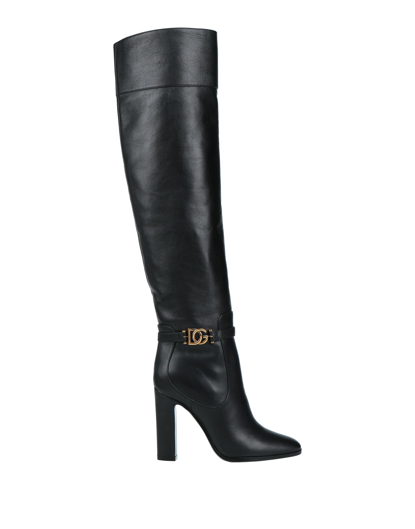 Shop Dolce & Gabbana Woman Boot Black Size 6.5 Soft Leather
