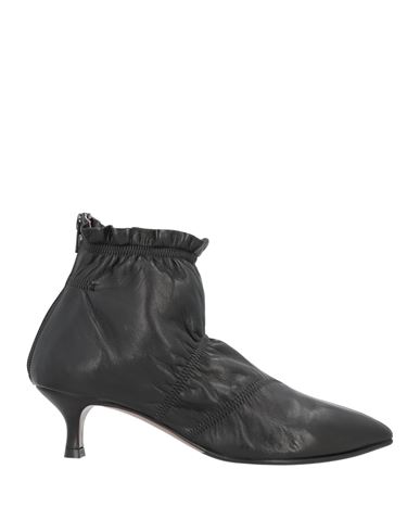 Lorena Paggi Woman Ankle Boots Black Size 7 Soft Leather