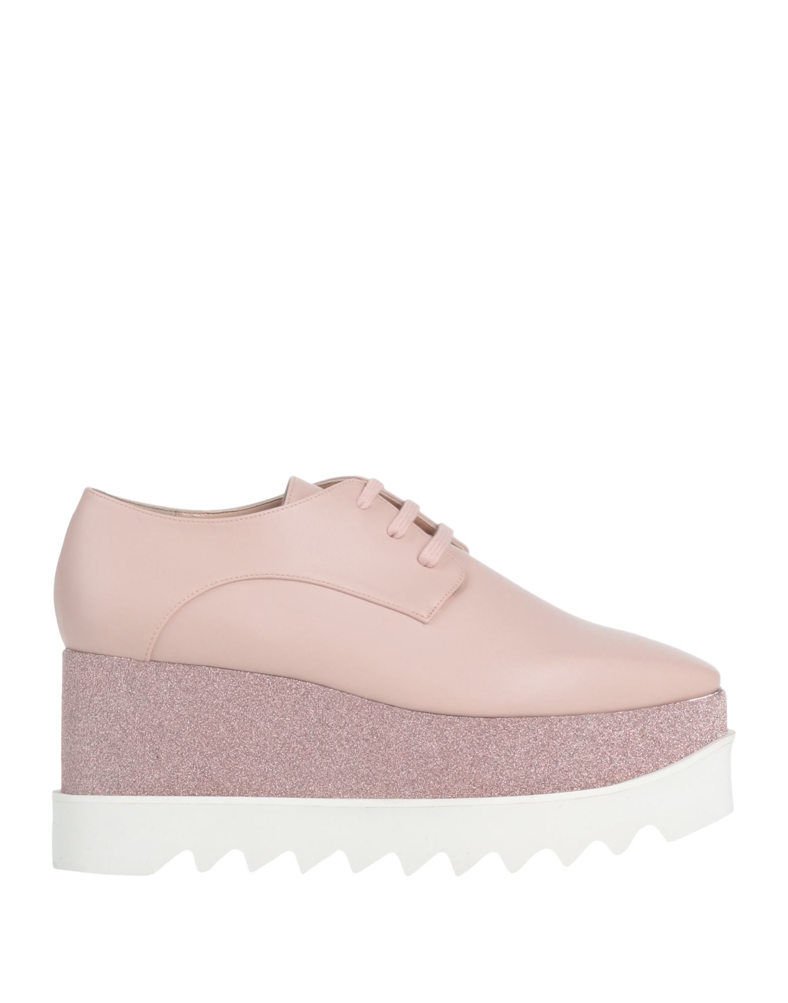 Stella Mccartney Lace-up Shoes In Pink