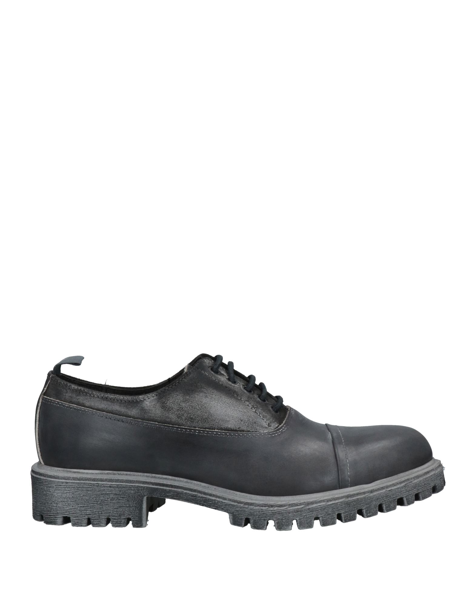 Eredi Del Duca Lace-up Shoes In Steel Grey