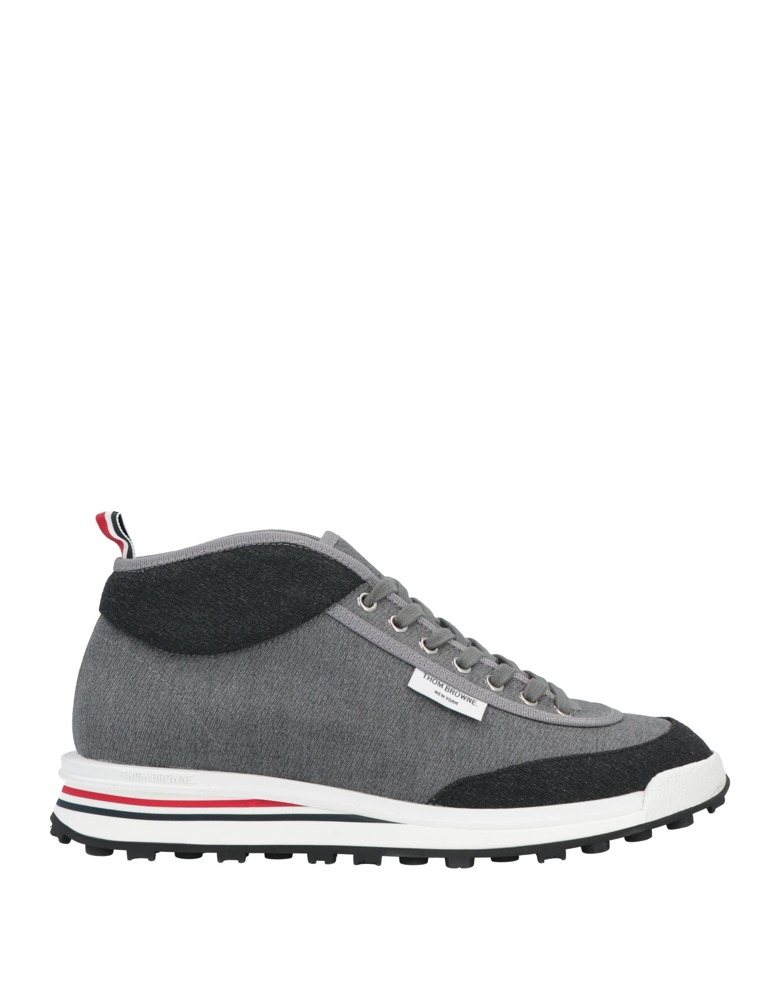 Thom Browne Rugby High-top Sneakers In Grey