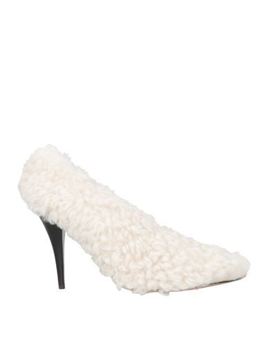 Marni Woman Pumps Ivory Size 9 Shearling In White